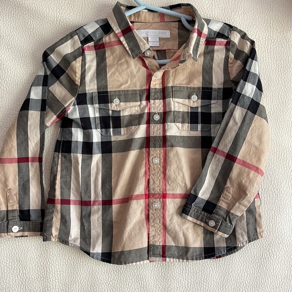 Burberry toddler shirt